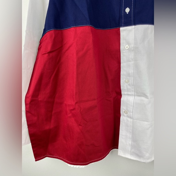 Wrangler size 2XL Men’s Texas Flag Long Sleeve Button Down Western Shirt - Picture 3 of 6